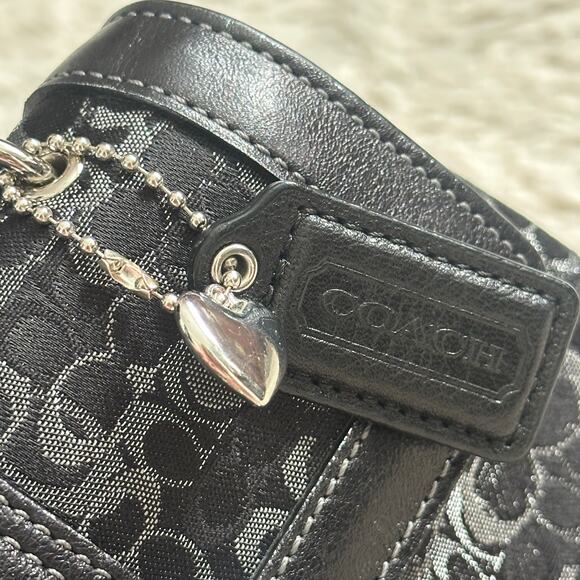 Coach Limited Edition Madison Evening Black Metallic Lurex Vintage Mini Bag - Picture 2 of 14